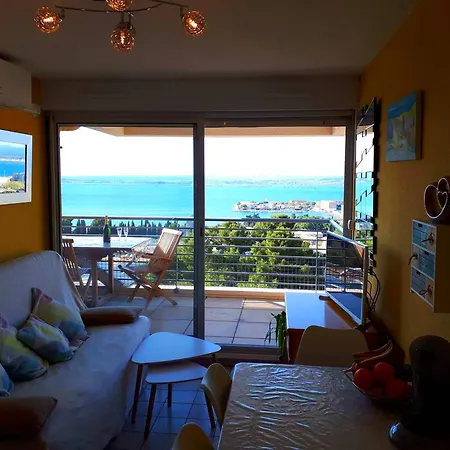 T2 Terrasse Vue Panoramique, Piscine, Parking, Wifi, 2 Tv Connectees, Netflix, Clim, Ascenseur, Barbecue Apartment Sete Exterior photo